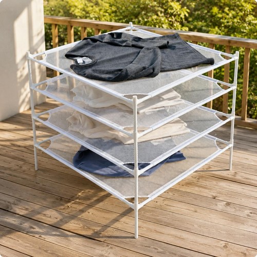 Flat lay dehydrating rack with - rack,
