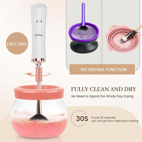 Electric makeup brush cleaner - electric,